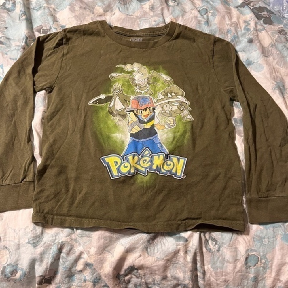 Pokémon long sleeve top shirt for a boy